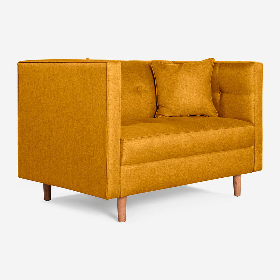 Sofá Love Seat Milliani - Mostaza