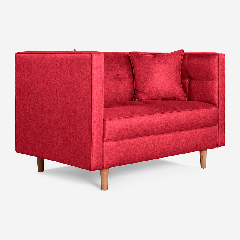 Sofá Love Seat Milliani - Rojo