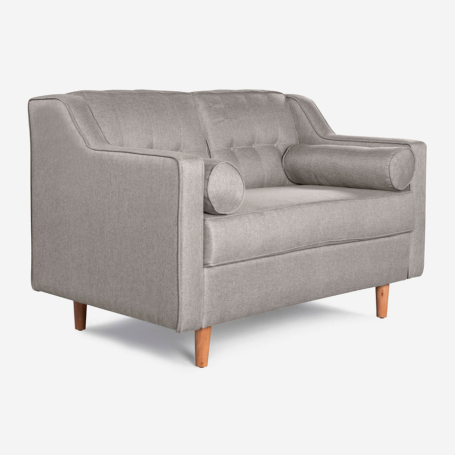 Sofá Love Seat Mimosa - Gris Claro