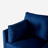 Sofá Love Seat Penny - Azul