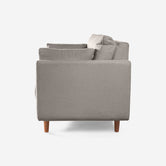 Sofá Love Seat Penny - Gris Claro