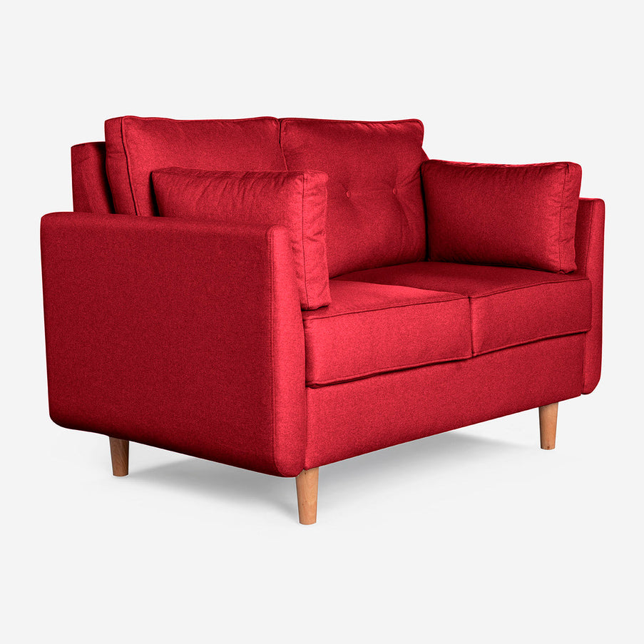 Sofá Love Seat Penny - Rojo