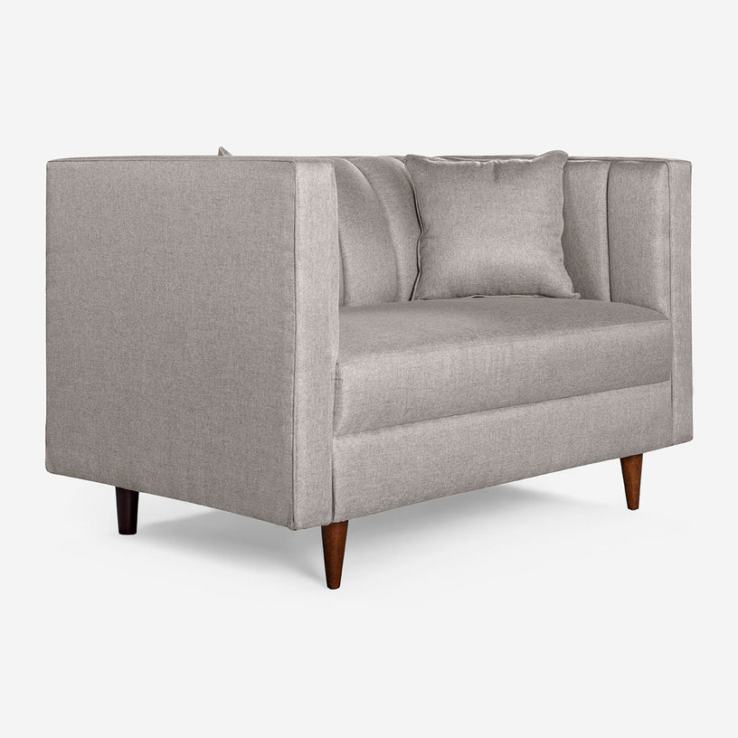 Sofá Love Seat Piccola - Gris Claro