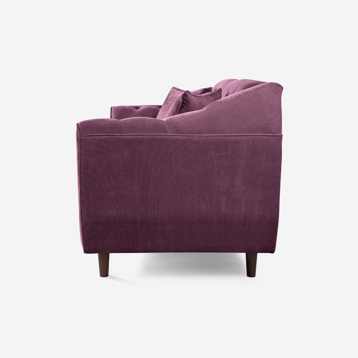 Sala 3-2 Makora Clooney Morado Terciopelo De 5 Plazas - Outlet