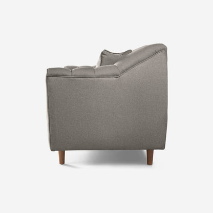 Sala 3-2 Makora Eliana Gris Claro Lino De 5 Plazas - Outlet