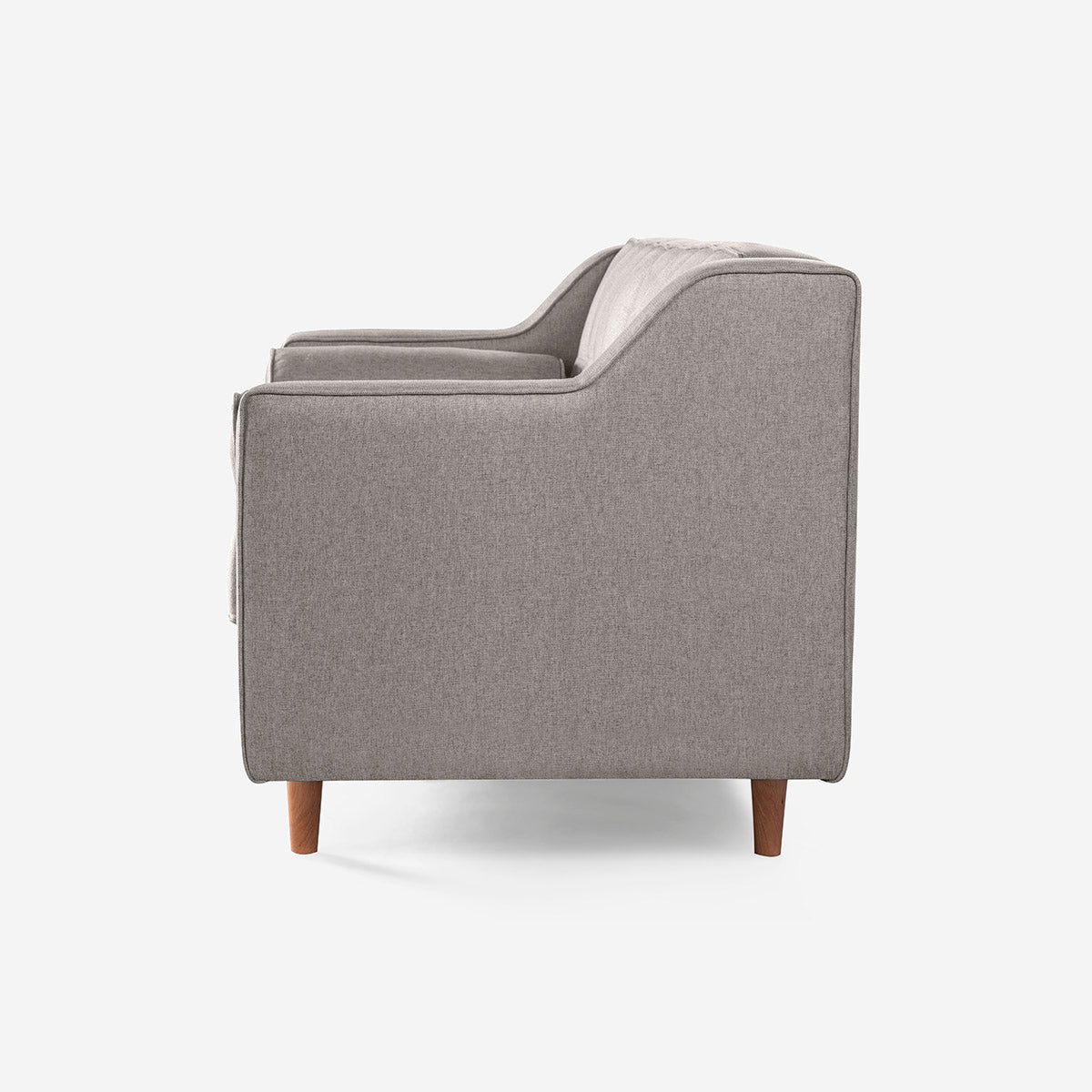 Sala 3-2 Makora Mimosa Gris Claro Lino De 5 Plazas - Outlet