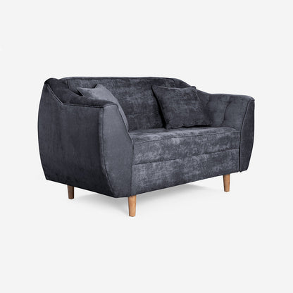 Sala 3-2 Makora Neroli Gris Oxford Terciopelo De 5 Plazas - Outlet
