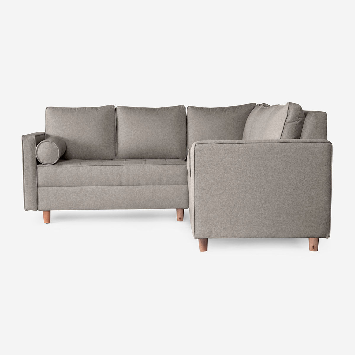 Sala Esquinera Cerati Color Gris Claro