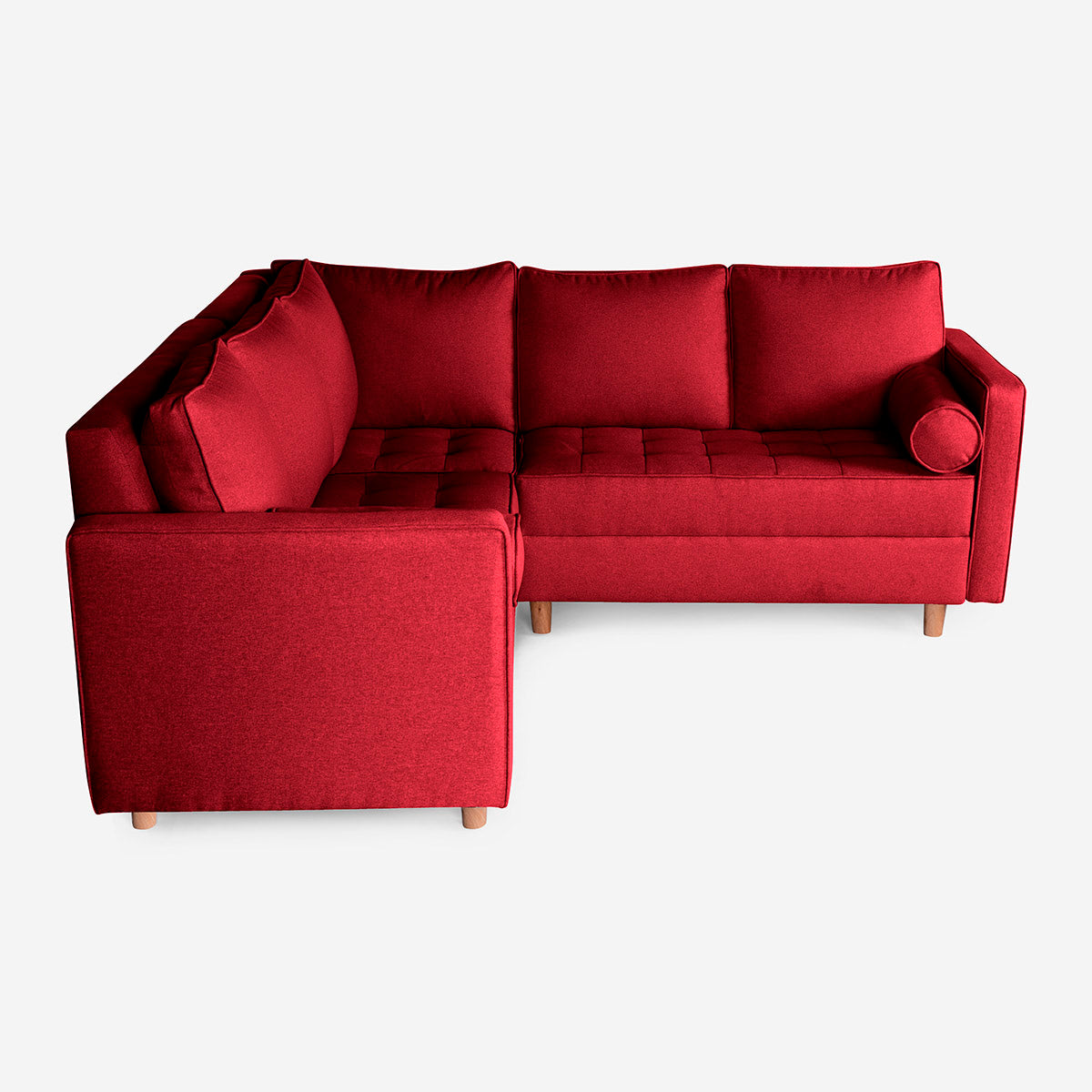 Sala Esquinera Cerati Color Rojo