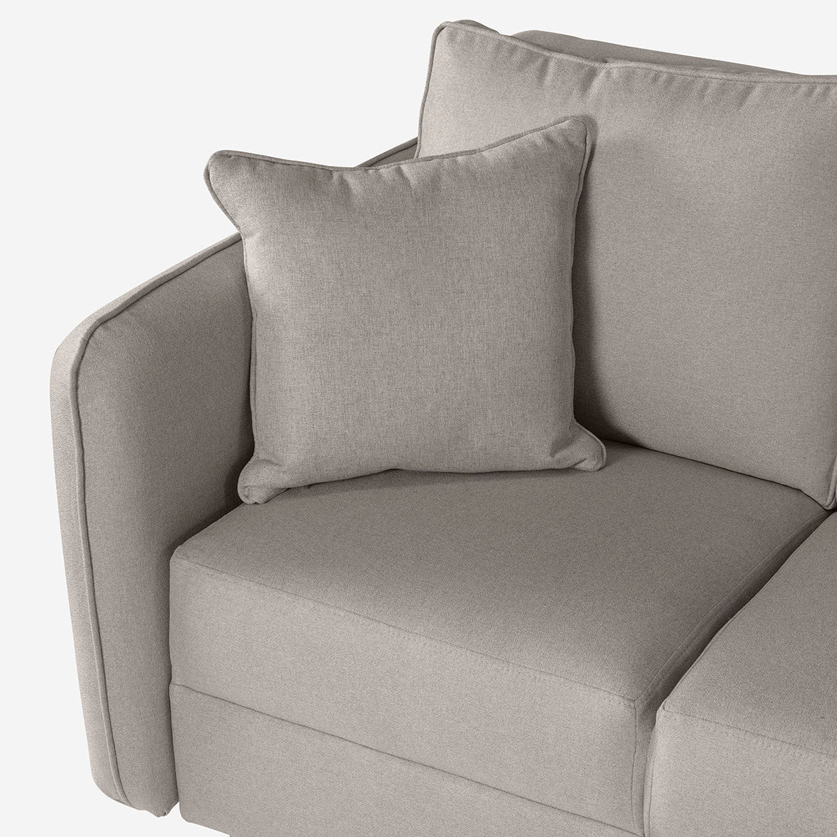 Sala Esquinera Maccan Color Gris Claro