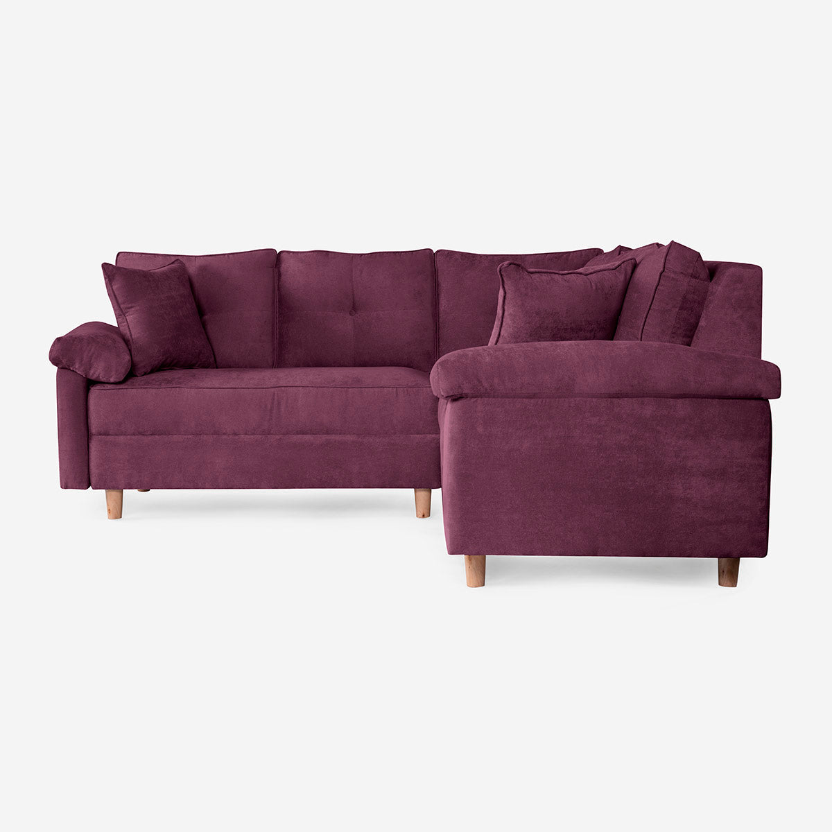 Sala Esquinera Elton Color Morado