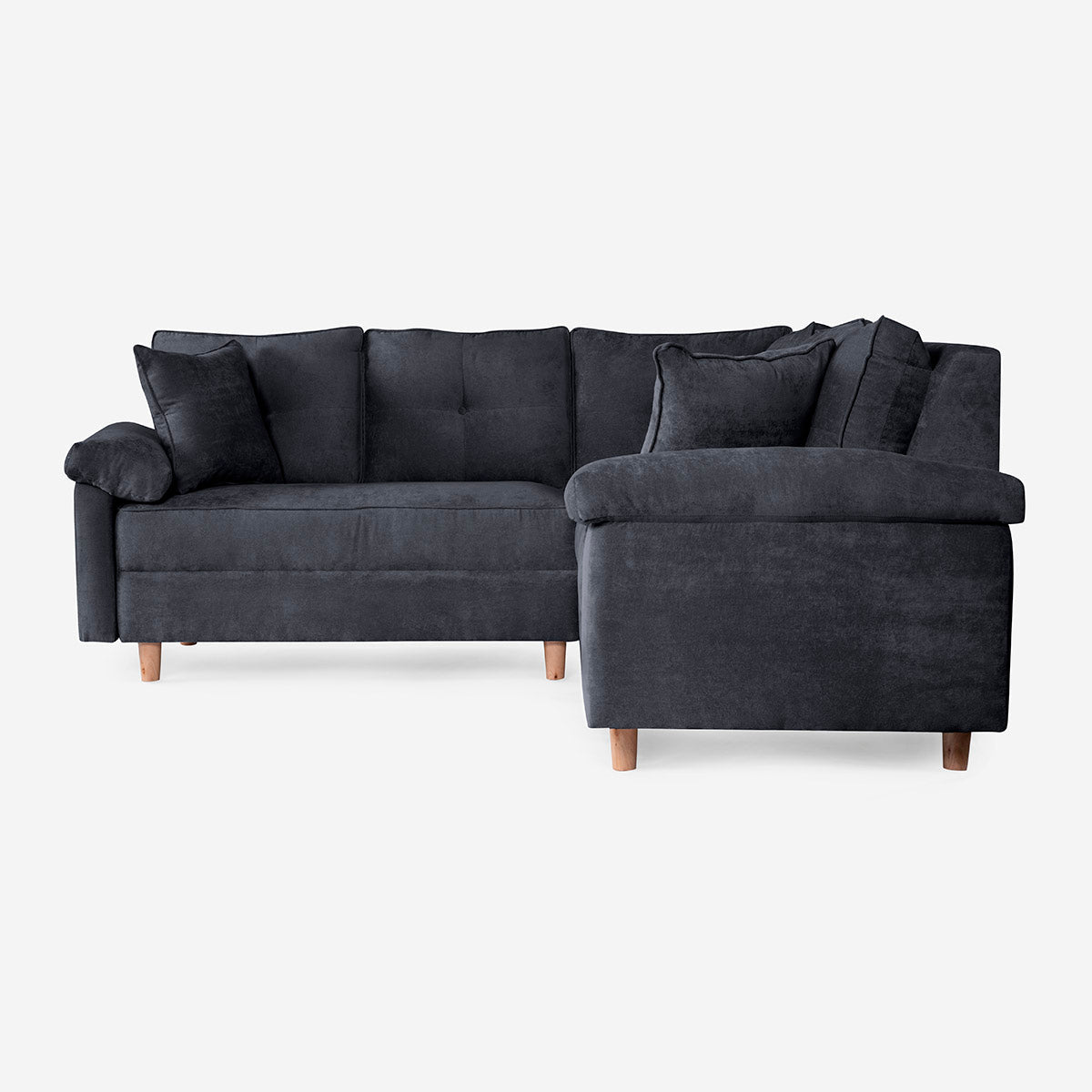 Sala Esquinera Elton Color Gris Oxford