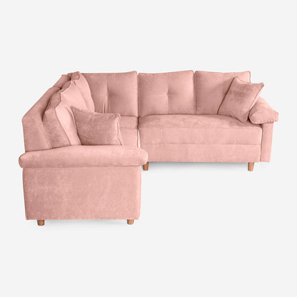 Sala Esquinera Elton Color Rosa