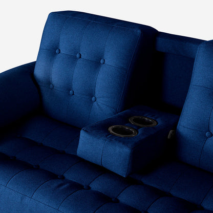 Sala Esquinera Pepper Color Azul