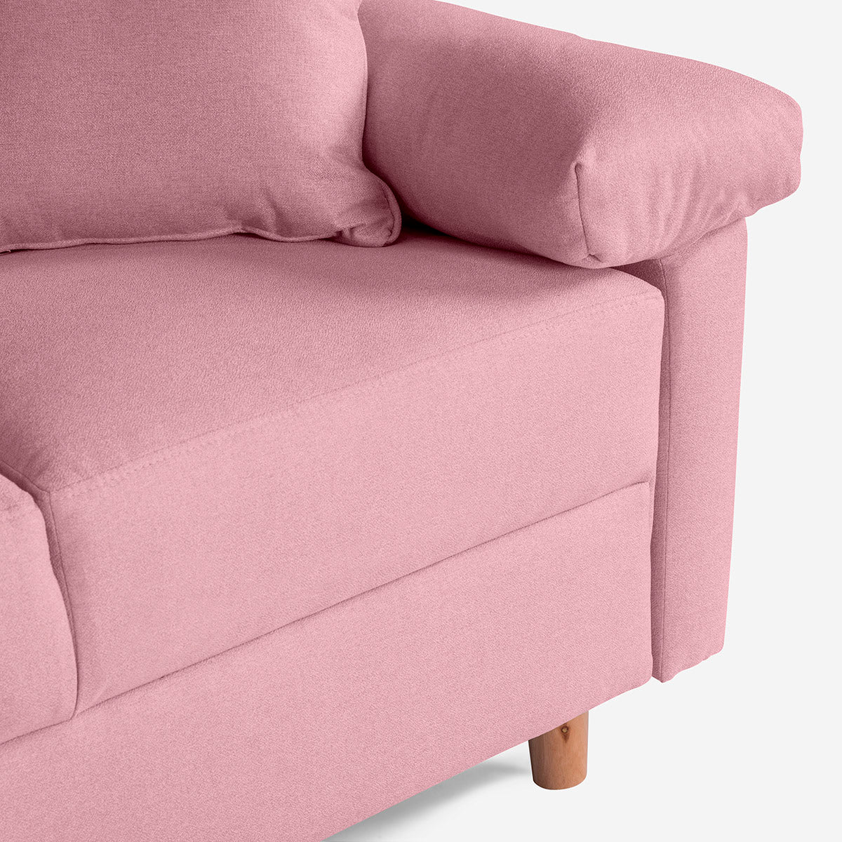 Sala Esquinera Miller Color Rosa