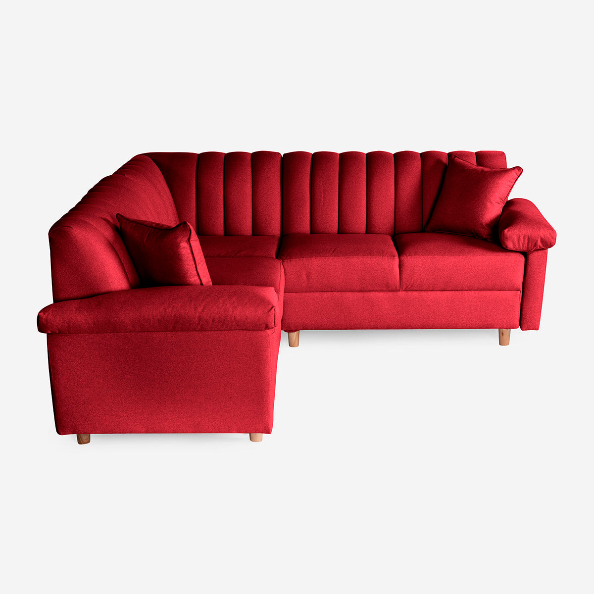 Sala Esquinera Miller Color Rojo