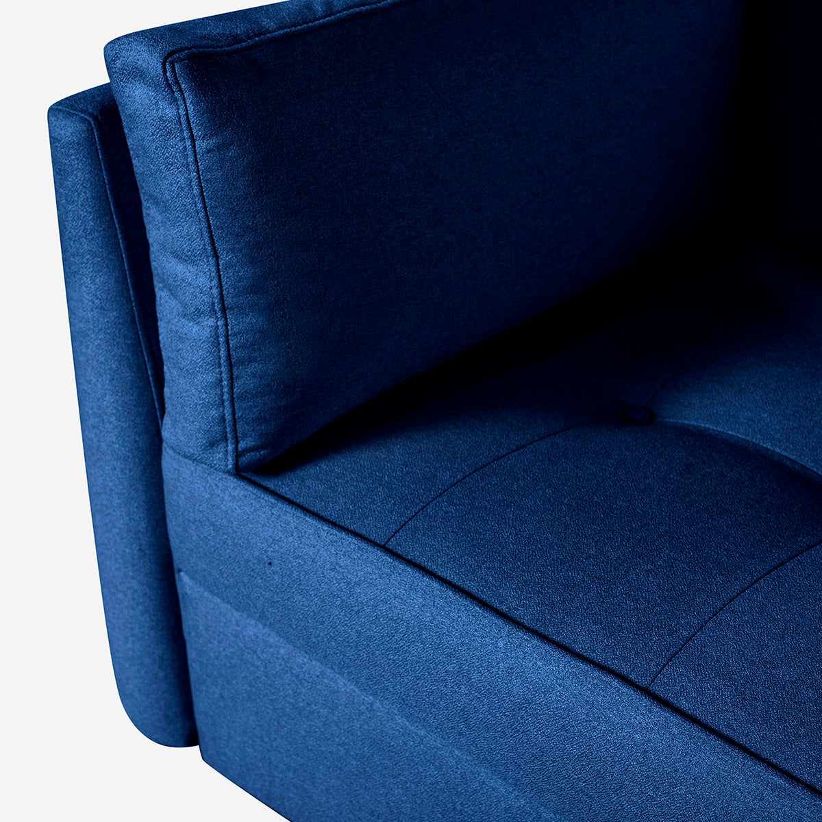 Sofá Makora Bellini Azul Lino De 3 Plazas - Outlet